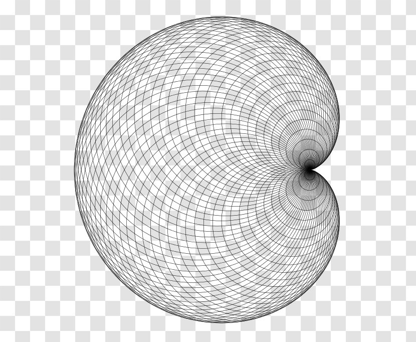 Circle Cardioid Geometry Rotation - Spirograph Transparent PNG