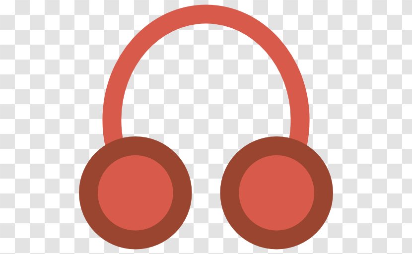 Symbol - Headphones - Orange Transparent PNG