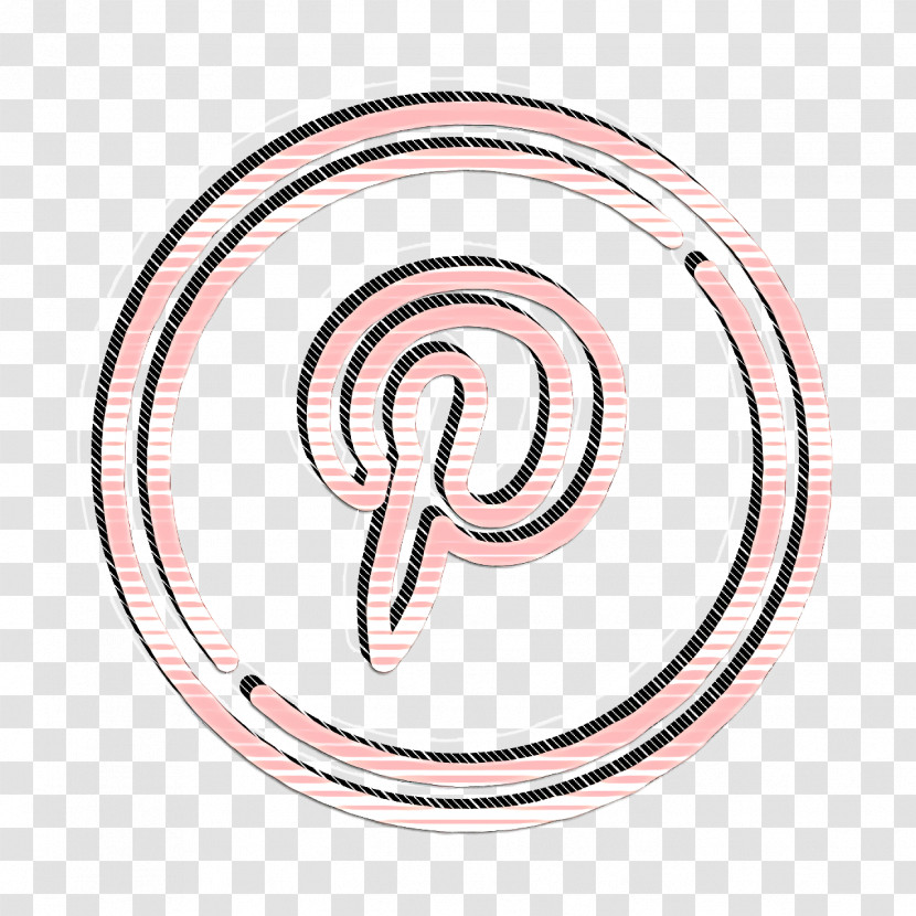 Pinterest Icon Social Circles Icon Social Media Icon Transparent PNG
