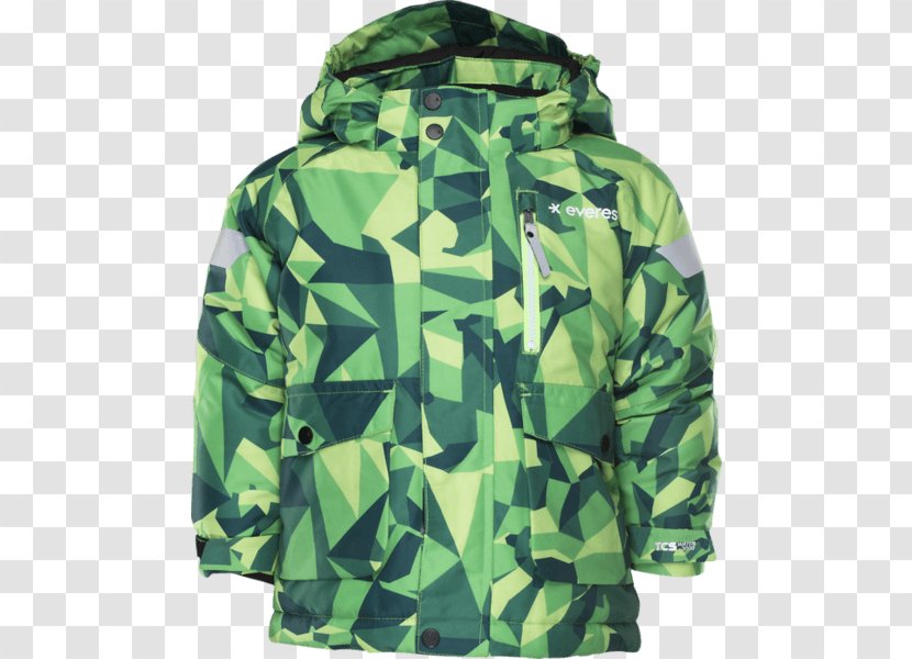 Coat Jacket T-shirt Glove Clothing - Hood - Green Stadium Transparent PNG