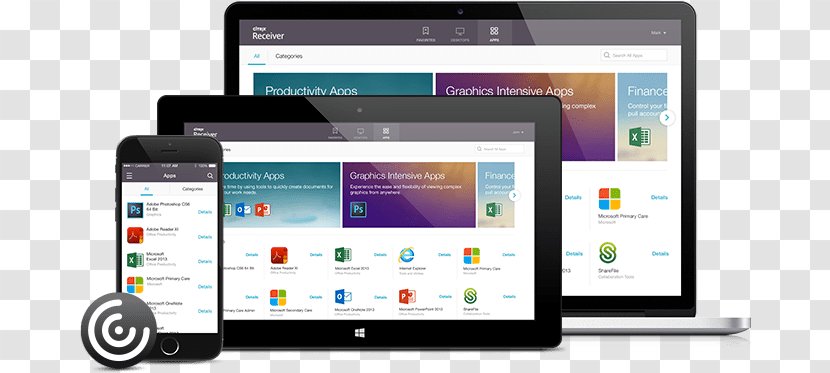 Citrix Receiver Systems XenApp Client Installation - Tablet Computer Transparent PNG