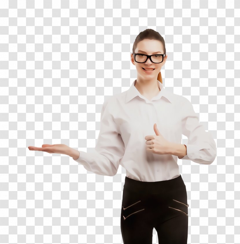 Glasses - Standing - Hand Transparent PNG