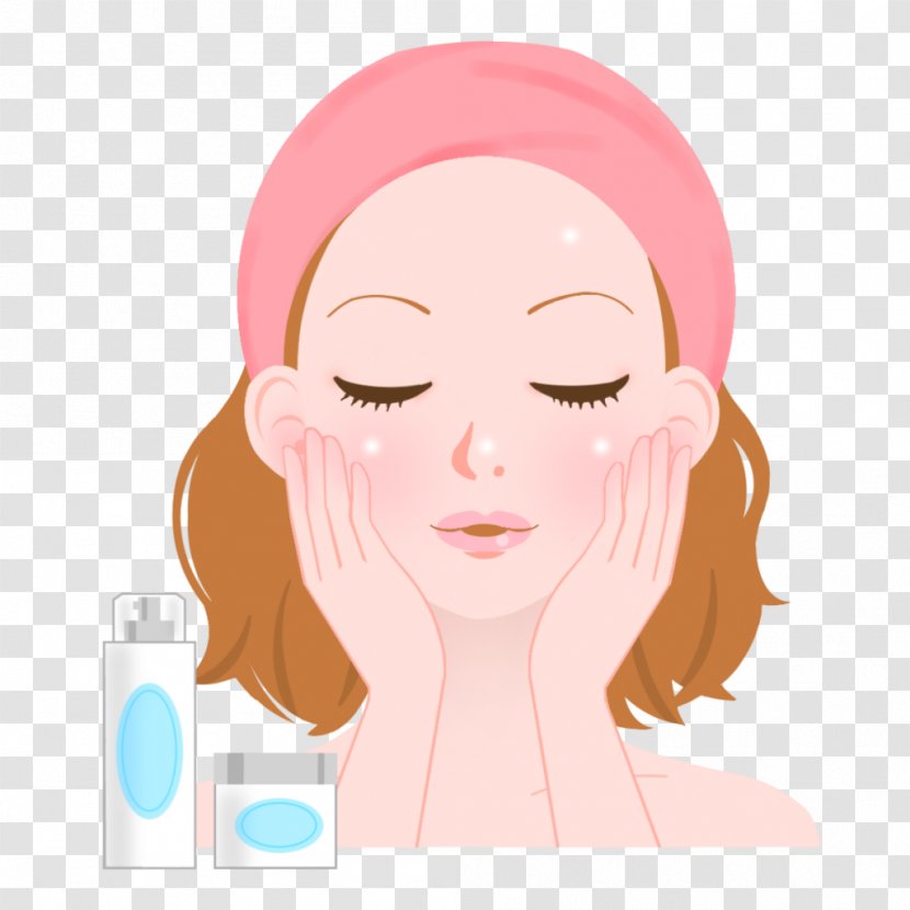 Reinigungswasser Cleanser Sunscreen 基礎化粧品 Cosmetics - Cartoon - Face Transparent PNG