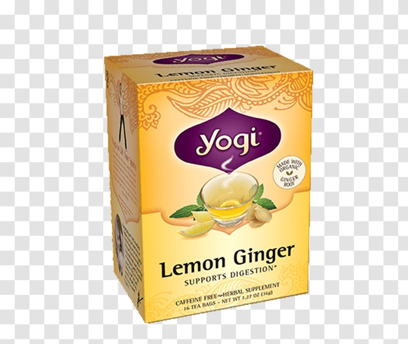 Green Tea Ginger Masala Chai Yogi - Food Transparent PNG