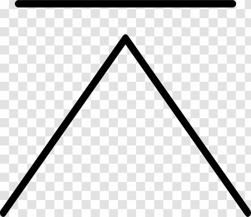 Triangle White Black M Font - Text Transparent PNG