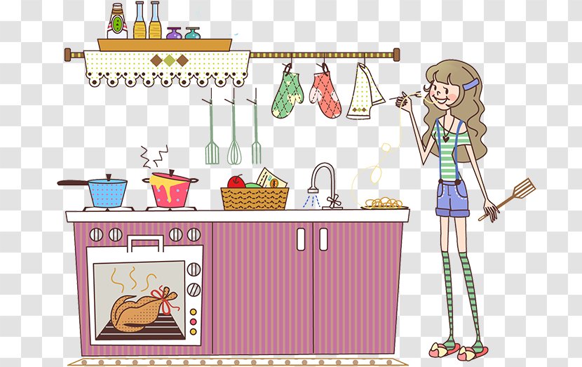 Kitchen Drawing - Home Appliance Transparent PNG