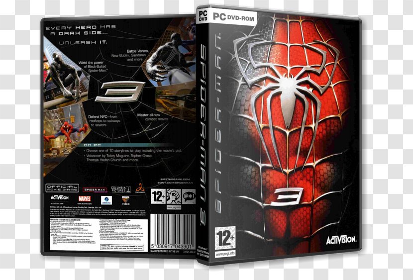 Spider-Man 3 Ultimate MediaFire Game - Computer - Spider-man Transparent PNG