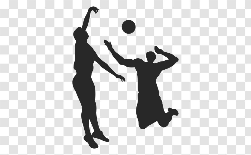 Volleyball Player Silhouette Clip Art - Logo - Sport Transparent PNG