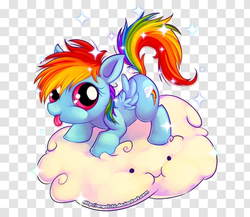 Pony Fluttershy Rainbow Dash Horse - Heart Transparent PNG