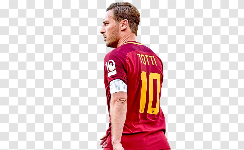 Francesco Totti FIFA 17 A.S. Roma Italy National Football Team 18 - Sleeve Transparent PNG