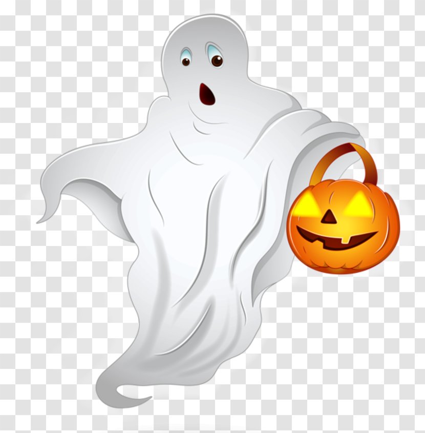 Ghost Jack-o'-lantern Halloween Clip Art - Haunted House - Ghosts Transparent PNG