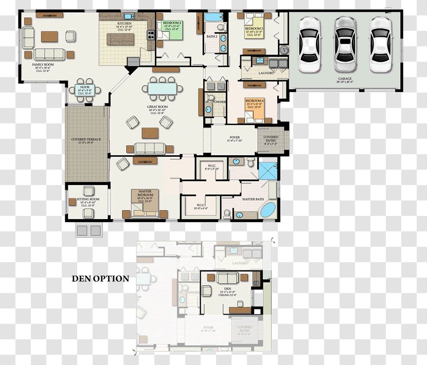 Floor Plan House Storey - Square Meter Transparent PNG