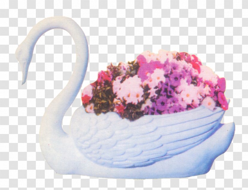 Flower - Floristry - Swan Pot Transparent PNG