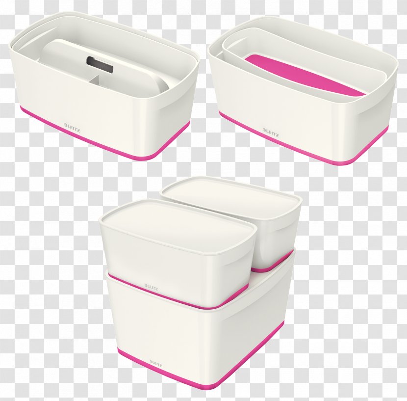 Leitz MyBox Small Storage Box With Lid White Esselte GmbH & Co KG ACCO Brands Organization - Acco Transparent PNG