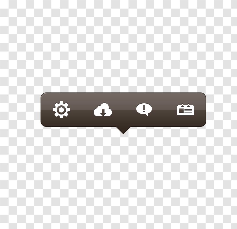 User Interface Mobile Phone Icon - Graphical - Creative Brown Transparent PNG