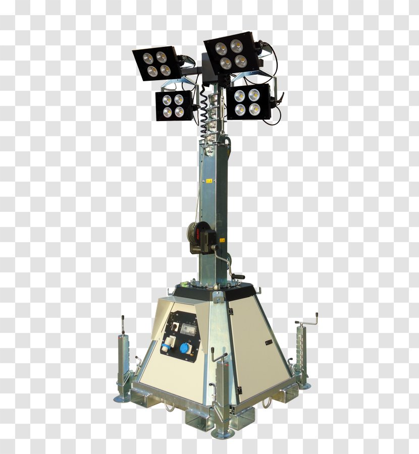 Lighting Mast Floodlight Industry Light-emitting Diode - Lightemitting - Light Tower Transparent PNG