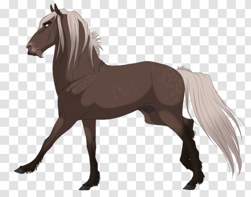 Mustang Drawing Stallion American Frontier Model Sheet - Horse Like Mammal - Shading Style Transparent PNG