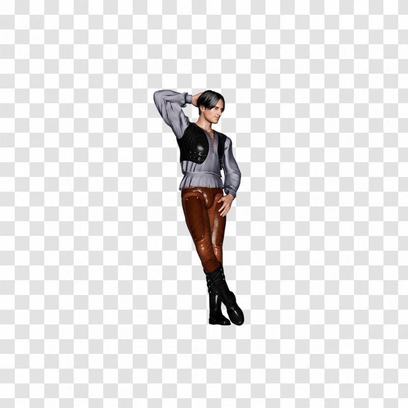 Middle Ages Sleeve T-shirt Pants Boot - Flower Transparent PNG