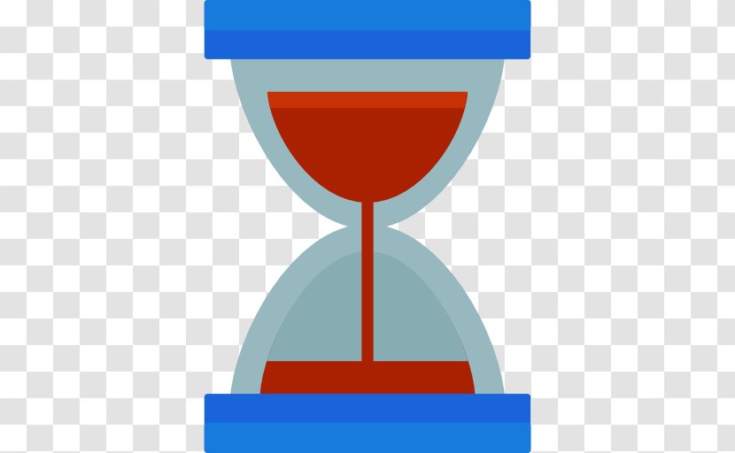 Hourglass Icon - Blue Transparent PNG