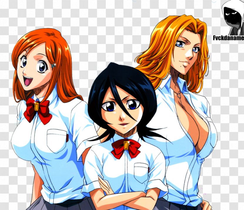 Orihime Inoue Rukia Kuchiki Ichigo Kurosaki Rangiku Matsumoto Byakuya - Frame Transparent PNG