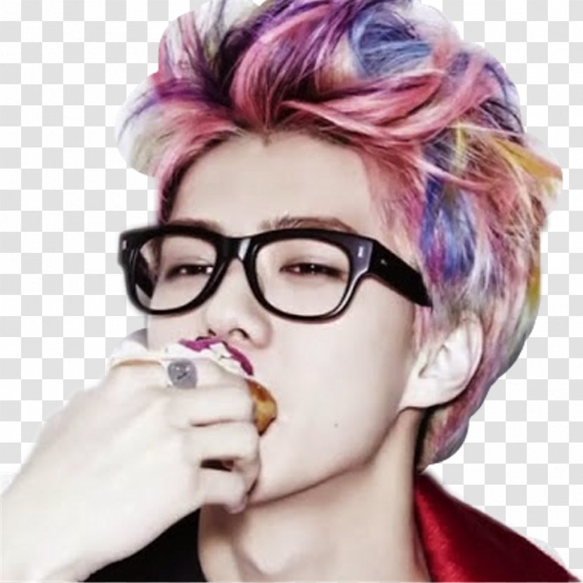 EXO Hairstyle K-pop Rainbow - Exok - Hair Transparent PNG