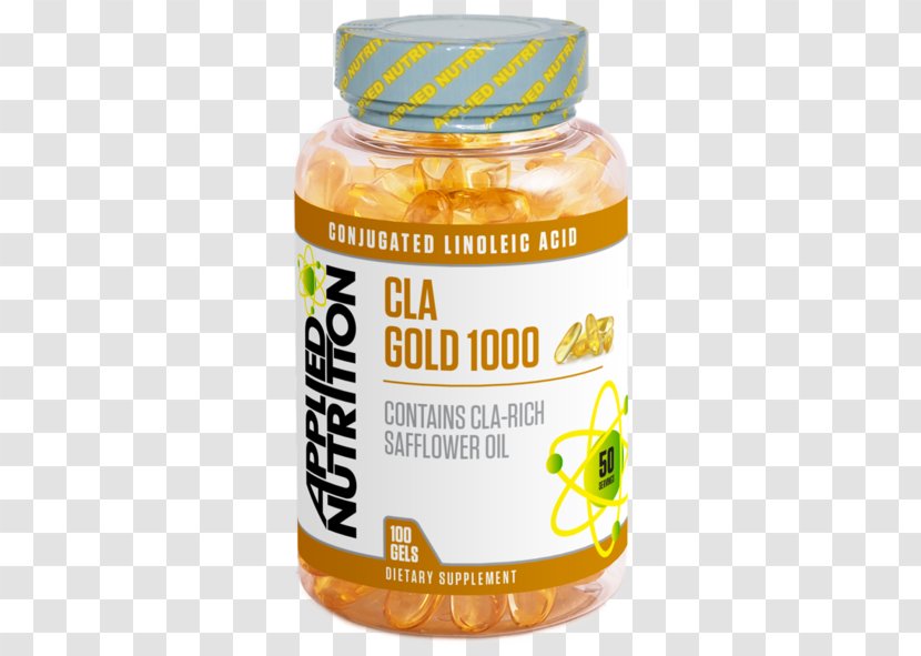 Dietary Supplement Applied Nutrition Cla Gold 1000 100 Softgels Conjugated Linoleic Acid - Cartoon - Saffron Oil Supplements Transparent PNG