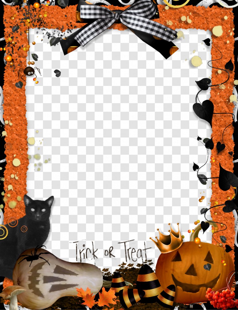 Halloween Picture Frames Trick-or-treating Craft Clip Art - Film Series - Download Images Free Frame Transparent PNG