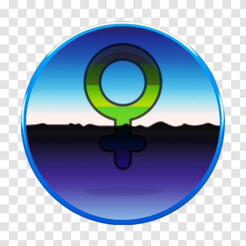 Circle Icon - Female - Logo Symbol Transparent PNG