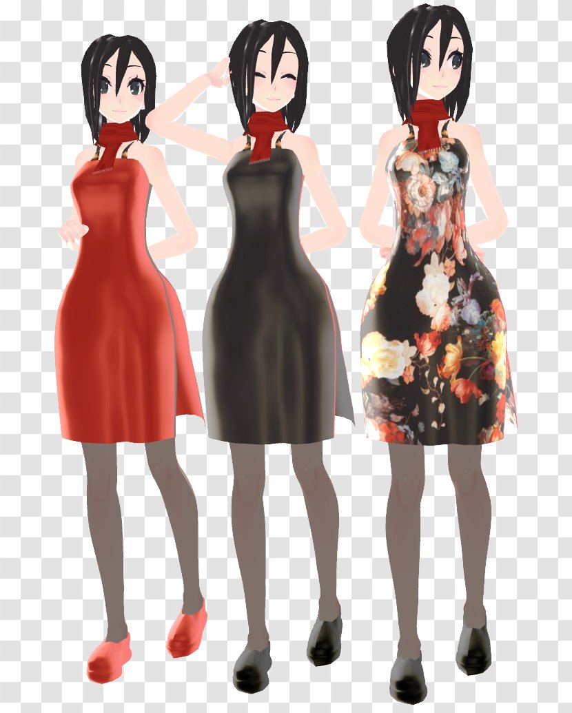 Mikasa Ackerman Attack On Titan Formal Wear Dress DeviantArt - Frame Transparent PNG