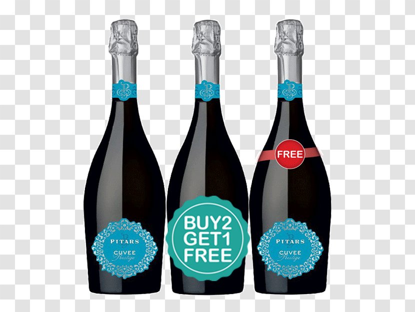 Champagne Sparkling Wine Prosecco Glera - Vintage - Buy 1 Get Free Transparent PNG