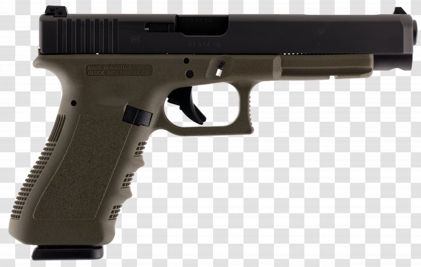 Trigger Glock 34 Ges.m.b.H. 9×19mm Parabellum - Handgun - Cartridge Transparent PNG