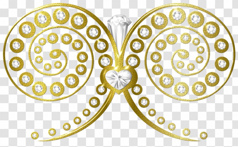 Butterfly Font Line Body Jewellery - M - Andrea Ornament Transparent PNG