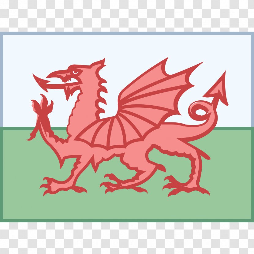 Flag Of Wales Welsh Dragon - Red Transparent PNG