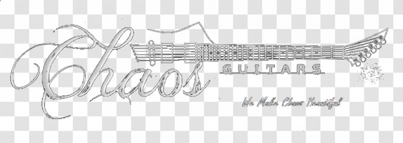 Brand Line Art Font - Logo - Guitar Paint Transparent PNG