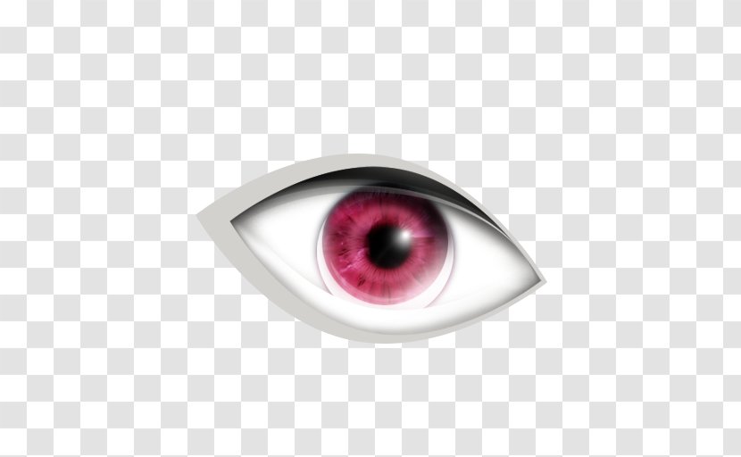Eye Download - Magenta - 11 Icon | Cosmetic Iconset Dooffy Transparent PNG