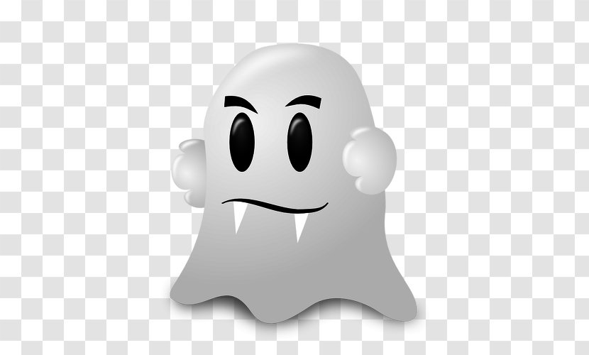 Ghost Drawing Halloween - Head Transparent PNG
