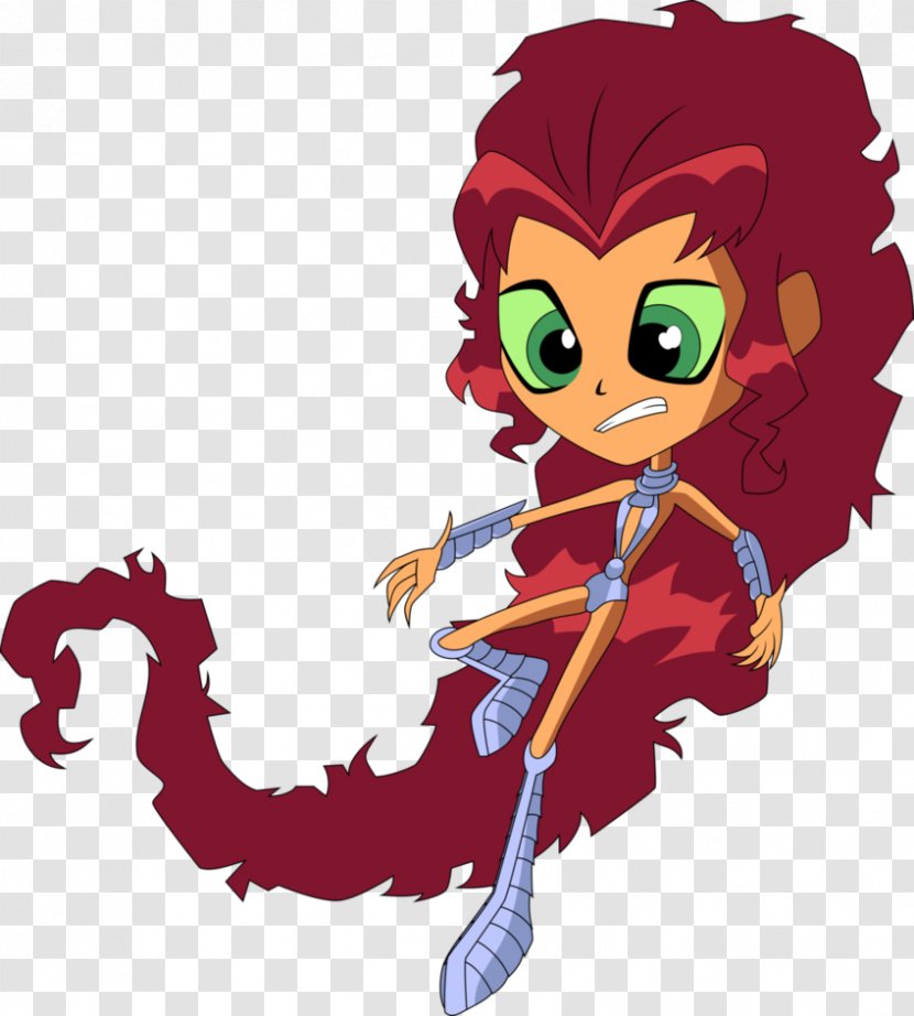 Starfire The Terrible Teen Titans Jinx - Heart - Frame Transparent PNG