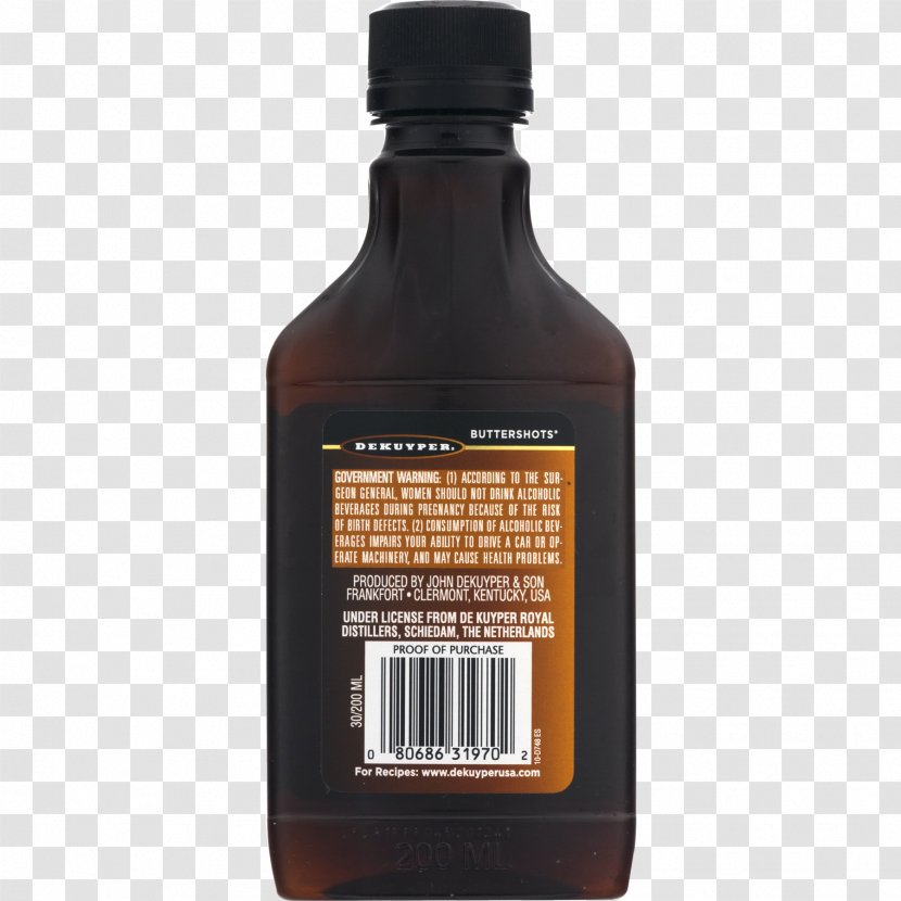 Schnapps Liqueur Butterscotch DeKuyper Hair Care - Walmart Pharmacy Transparent PNG