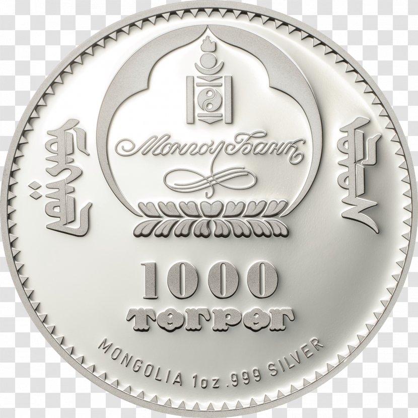 Silver Coin Mongolian Tögrög - Currency - Fidel Castro Transparent PNG