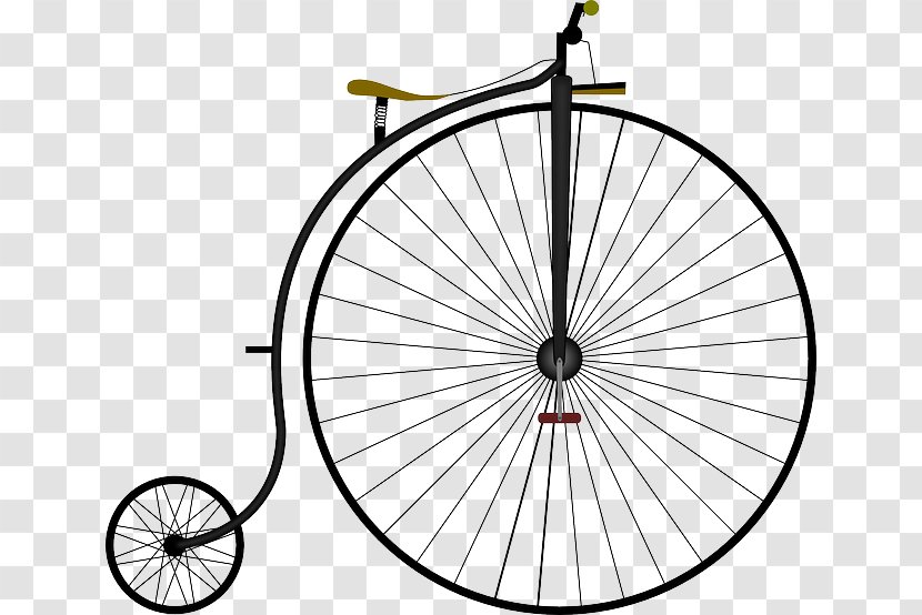 History Of The Bicycle Penny-farthing Wheels Tires - Frame Transparent PNG