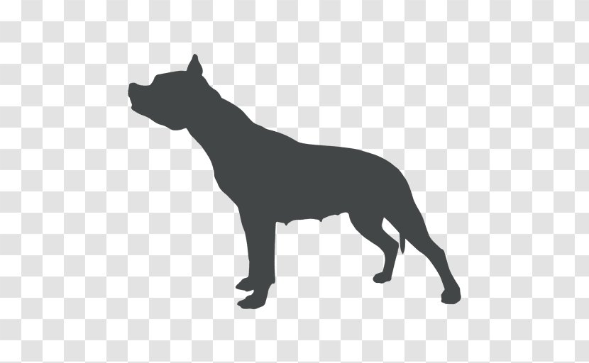 Dog Breed Puppy American Pit Bull Terrier Dobermann - Black Transparent PNG