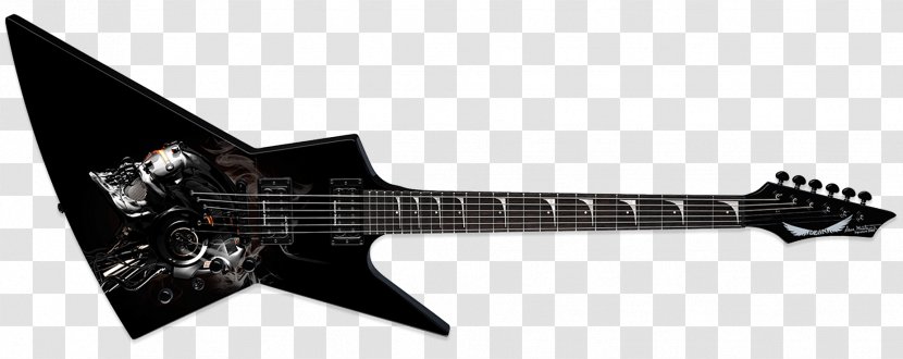 Dean Z Guitars Electric Guitar Bolt-on Neck - Silhouette - Megadeth Transparent PNG