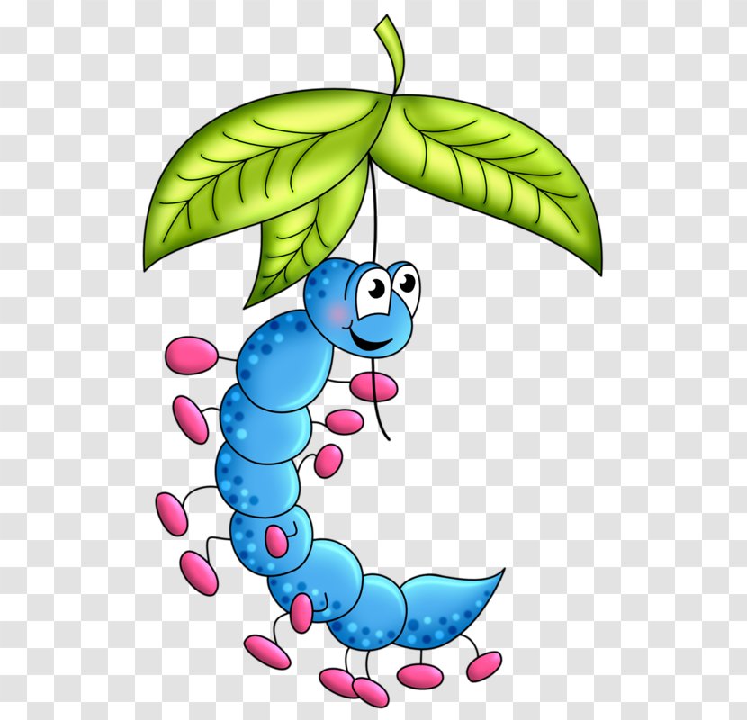 Insect Afrikaans Clip Art - Genade - Leaves And Caterpillars Transparent PNG