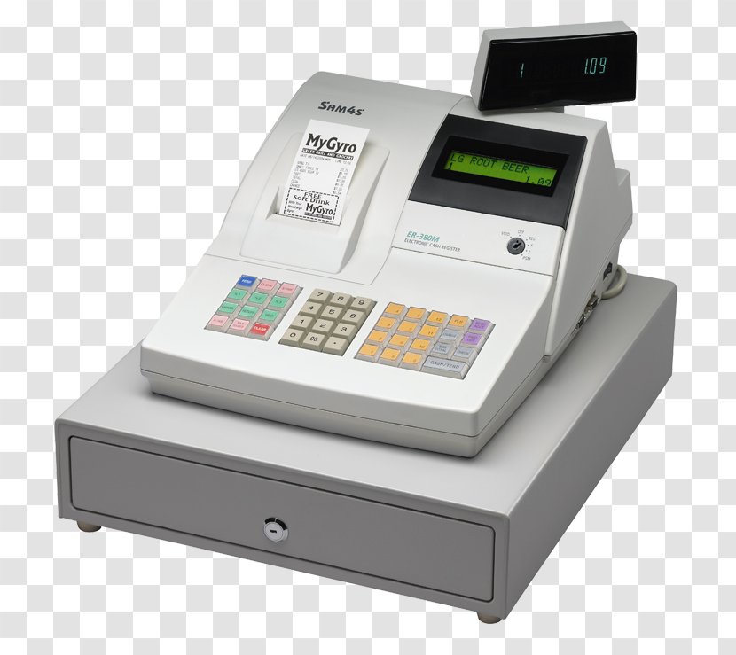 Cash Register Point Of Sale Sales Retail Small Business - Inkjet Printing Transparent PNG