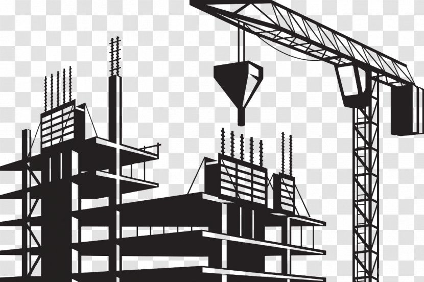 Vector Graphics Royalty-free Construction Stock Illustration - Building - Crane Transparent PNG