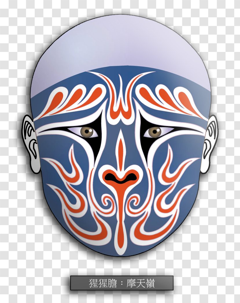 Peking Opera Cantonese Шэн 中国京劇 Dan - Personal Protective Equipment - Chinese Mask Transparent PNG