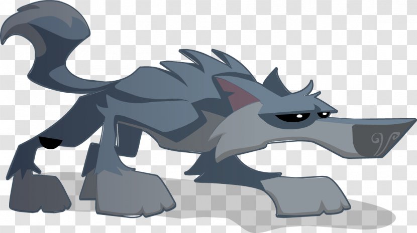 National Geographic Animal Jam Gray Wolf Puppy - BLUE WOLF Transparent PNG