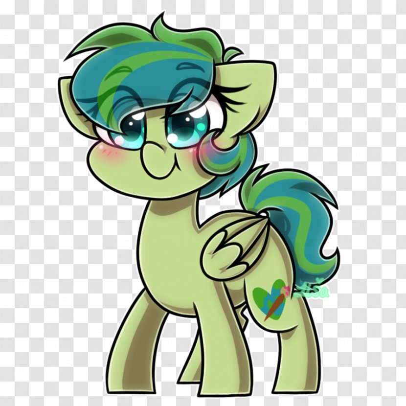 Pony Horse Green Clip Art - Watercolor - Crayon Wind Transparent PNG