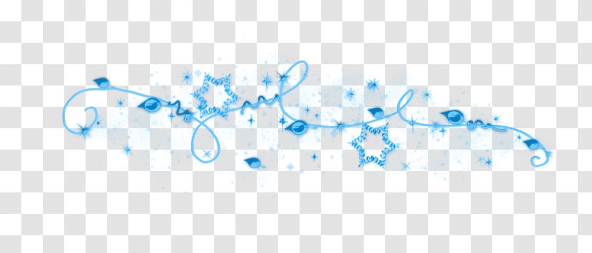 Blue Drawing Cartoon Curve - Fivepointed Star - Painted Five-pointed Dream Transparent PNG