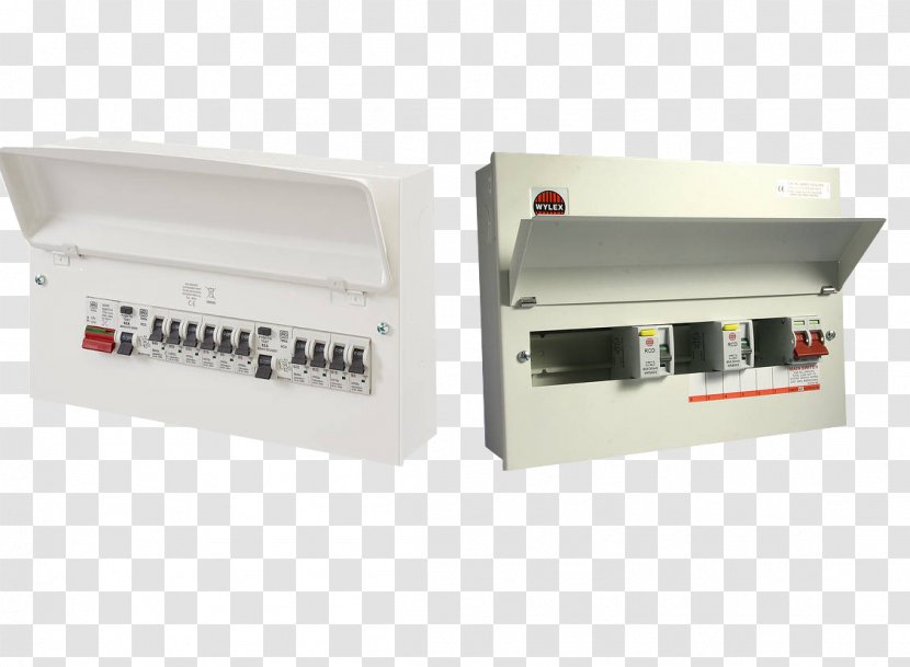 Consumer Unit Electronic Component Residual-current Device Electronics Electrium - Riverside Community College District - Merlin Gerin Transparent PNG